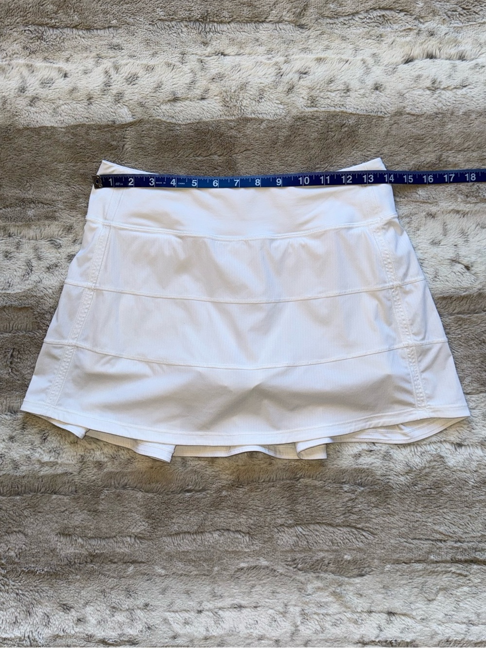 Lululemon Pace Rival Skirt *4-way Stretch in White Size 4 - Picture 8 of 12